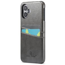 FIERRE SHANN - FIERRE SHANN iPhone 16 Plus Fodral - Waxy KonstL&auml;der - Gr&aring;