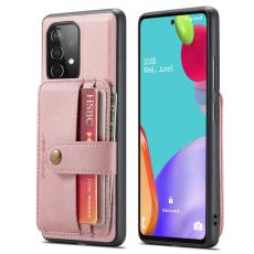 JEEHOOD - JEEHOOD Mobilskal till Samsung Galaxy A53 5G 2-i-1 RFID-Skydd Rosa