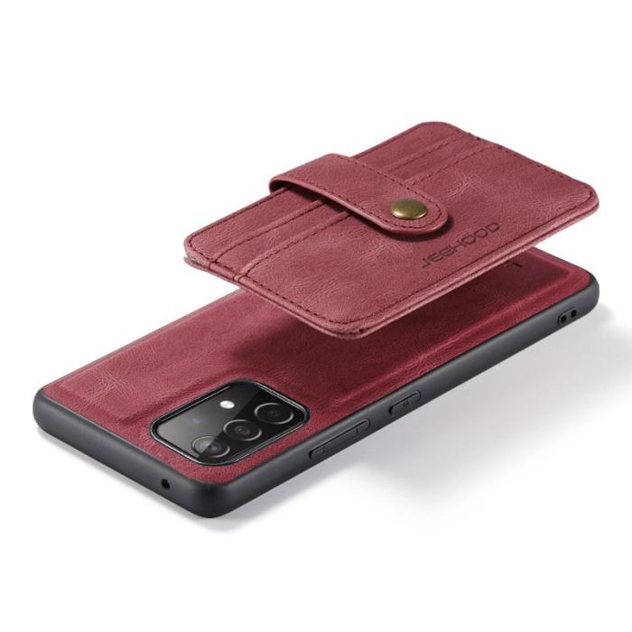 JEEHOOD - JEEHOOD Mobilskal till Samsung Galaxy A53 5G 2-i-1 RFID-Skydd Röd