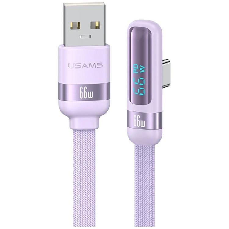 USAMS USB-A till USB-C Kabel 120cm US-SJ651 (Lila) | 3541 | AlltMobil