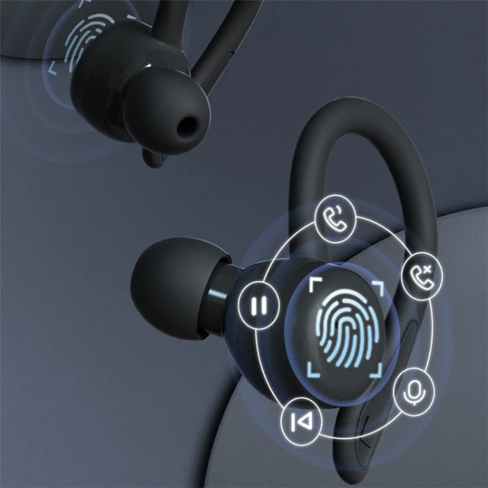 A-One Brand - Vattentäta Bluetooth In-Ear SportHörlurar IPX6 T40 - Blå