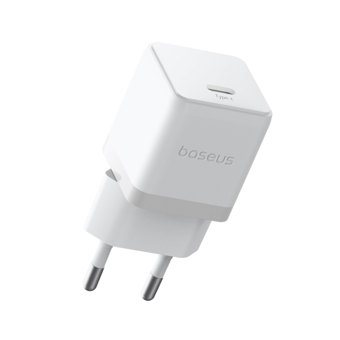 BASEUS - Baseus Snabbladdare USB-C 30W Palm - Vit