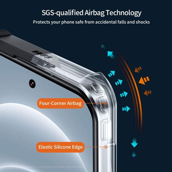 XUNDD - XUNDD Mobilskal till Xiaomi 14 Ultra TPU+Acrylic Drop Skydd Svart