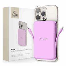 Tech-Protect - Tech-Protect Magsafe Powerbank 10000mAh PB31 LifeMag - Lavender