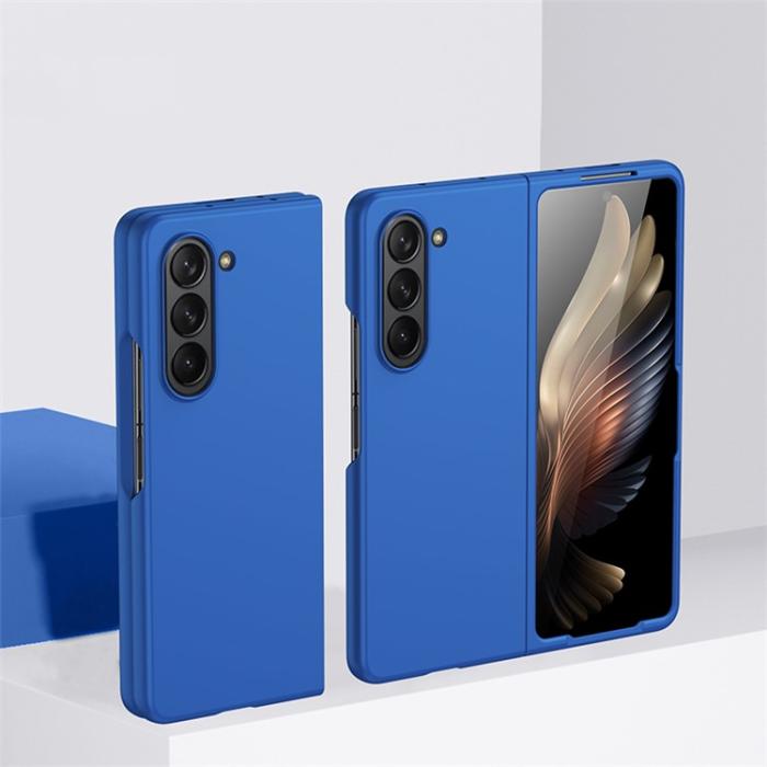 OEM - Galaxy Z Fold 5 Mobilskal Anti-Scratch - Mörkblå