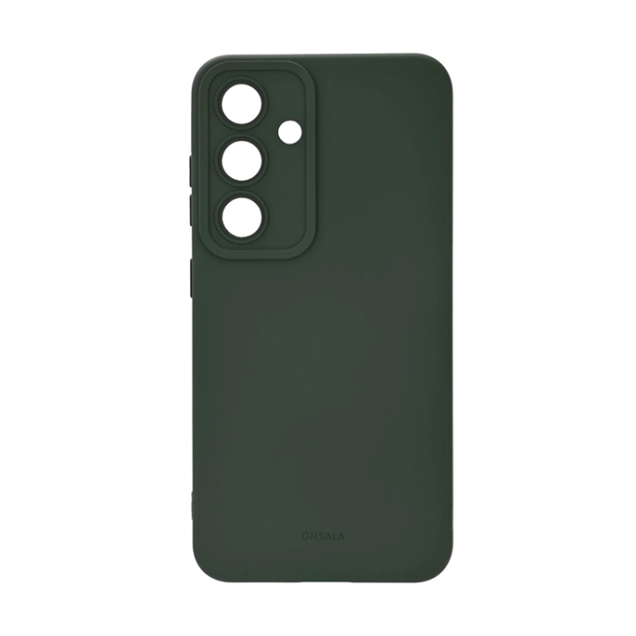 Onsala - Onsala Galaxy S25 Mobilskal Silikonkänsla Återvunnen - Olivgrön
