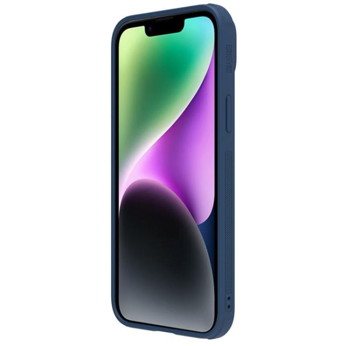 Nillkin - Nillkin iPhone 14 Plus Skal CamShield Läder S - Blå