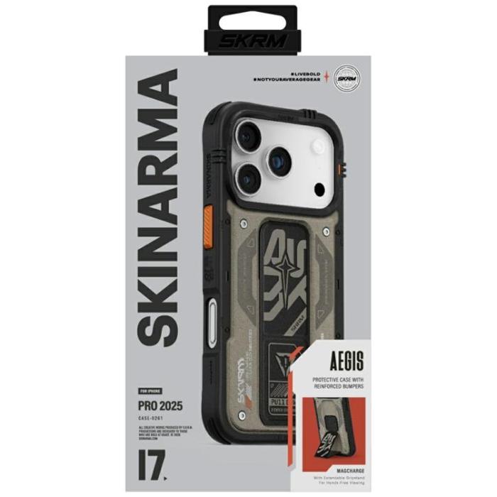 Skinarma - Skinarma iPhone 17 Pro Mobilskal MagSafe Aegis - Grå