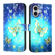 A-One Brand - iPhone 17 Plånboksfodral Printing Pattern Med Strap