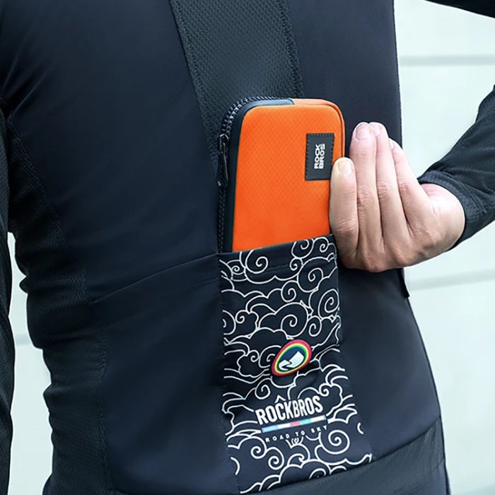 UTAGATT - Rockbros Cykelväska För Mobil, Nycklar, Plånbok 0.15 L - Orange