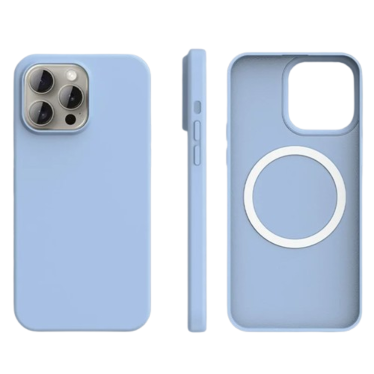 iPhone 12/12 Pro Mobilskal MagSafe Ultra Thin Silikon (Haze Blå) | 2353 | AlltMobil