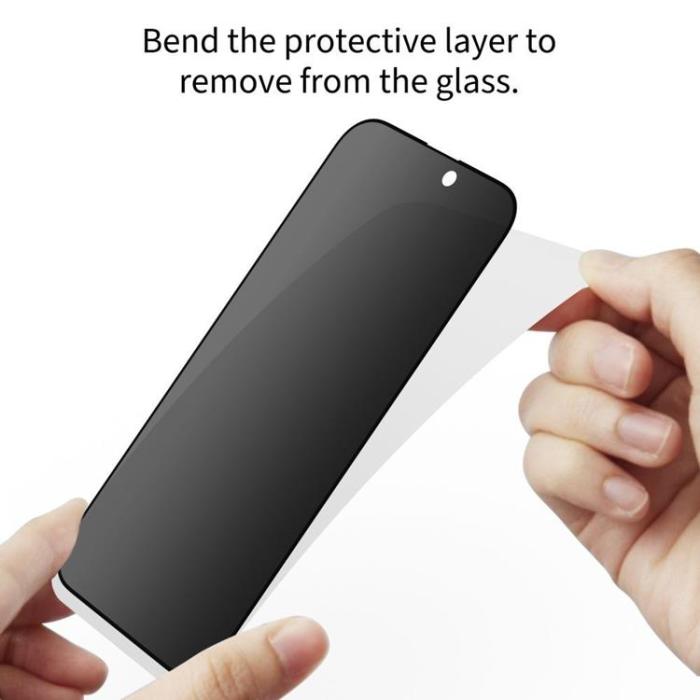 Tech-Protect - [2-Pack] Tech-Protect Galaxy S25 Edge Privacy Härdat glas Skärmskydd - Svart