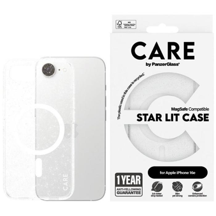 PanzerGlass - CARE iPhone 16e Mobilskal MagSafe Flagship Urban StarLight Vit