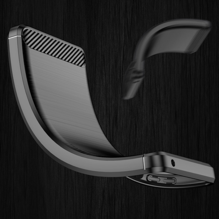 OEM - Oppo Find X5 Mobilskal Carbon Flexible - Svart