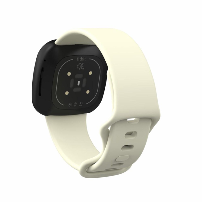 A-One Brand - Fitbit Versa 3/Sens Armband Silikon - Beige