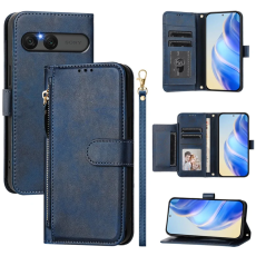 A-One Brand - Sony Xperia 10 VII Plånboksfodral Zipper Pocket - Blå