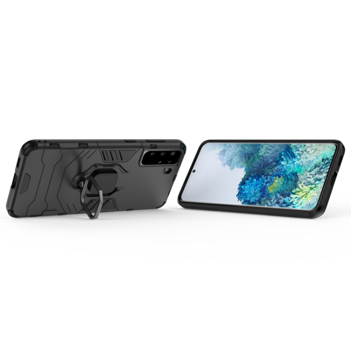 OEM - Galaxy S22 Plus Skal Ring Armor - Svart