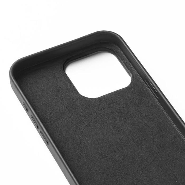 Mujjo - Mujjo iPhone 16 Pro Max Mobilskal MagSafe Korthållare - Svart