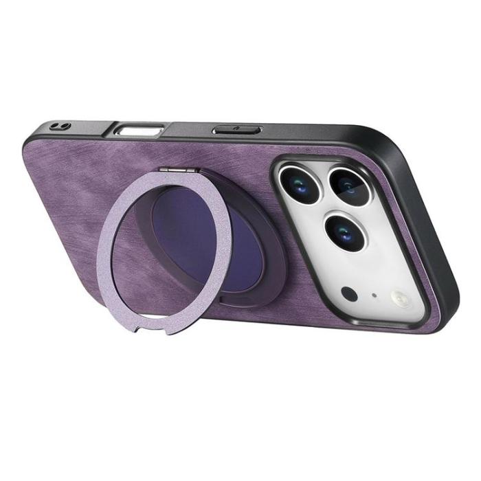 A-One Brand - iPhone 17 Pro Max Mobilskal Rotating Kickstand - Lila
