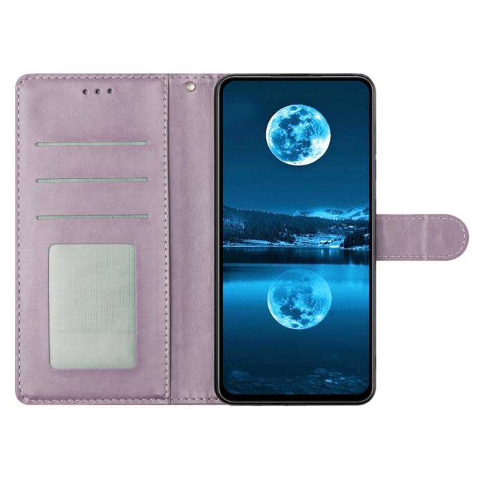 OEM - Samsung Galaxy S26 Plus Plånboksfodral Konstläder Ställfunktion - Lila