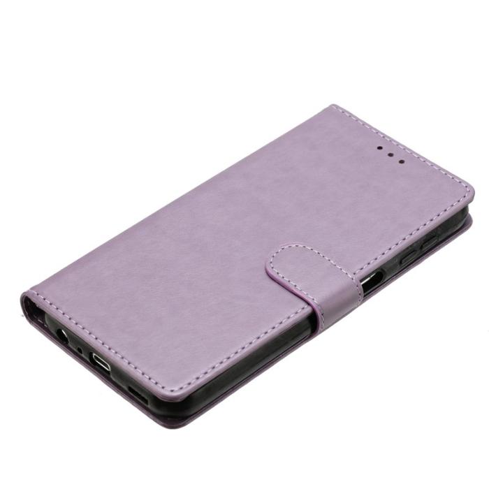 OEM - Samsung Galaxy S26 Plus Plånboksfodral Konstläder Ställfunktion - Lila