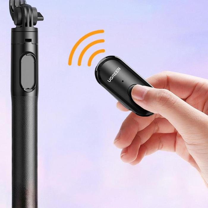 Ugreen - Ugreen Bluetooth Selfiestick Med Stativ Fjärrkontroll 1.5m
