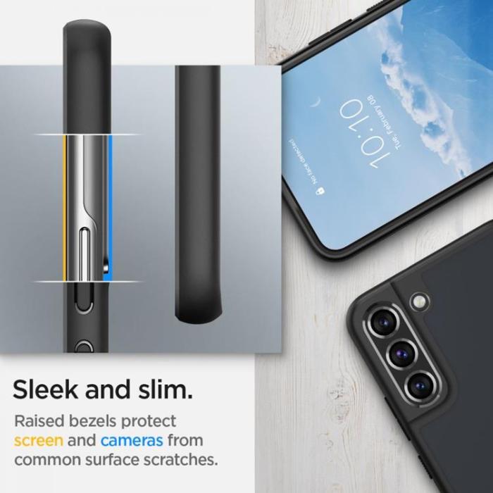 UTGATT1 - Spigen Ultra Hybrid Skal Galaxy S22 - Frost Svart