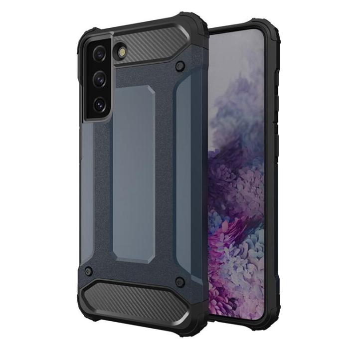 OEM - Galaxy S23 Ultra Skal Hybrid Armored - Blå