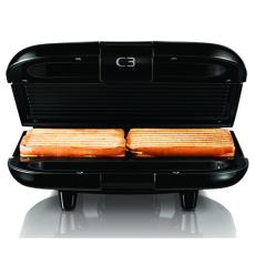 C3 - C3 Chiabatta 2 smörgåsgrill - Svart