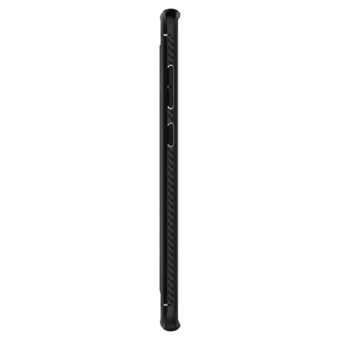 UTGATT4 - SPIGEN Rugged Armor Skal till Samsung Galaxy S10 Plus - Svart