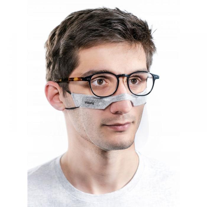 UTGATT5 - Vitberg Ansiktsvisir Face Shield Large
