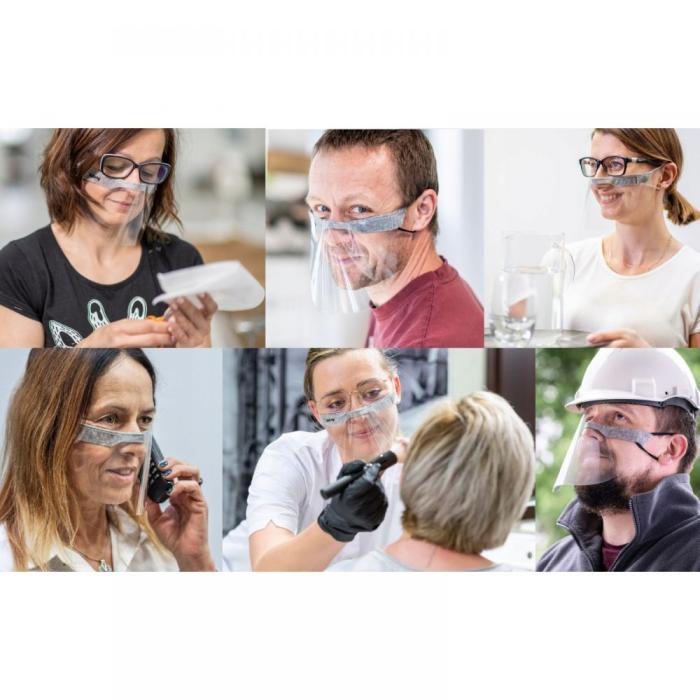 UTGATT5 - Vitberg Ansiktsvisir Face Shield Large