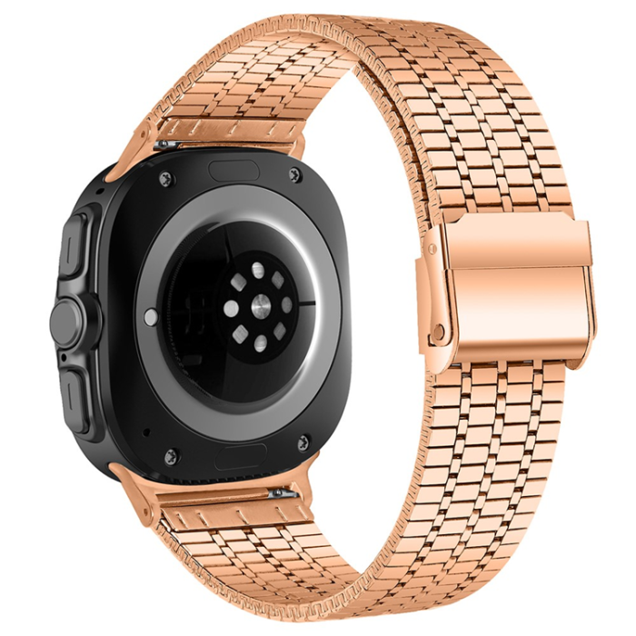 A-One Brand - Galaxy Watch 8/8 Classic (40/44/46mm) Armband Stainless Steel - Rosaguld