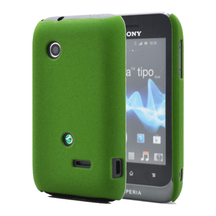 UTGATT4 - Baksidesskal till Sony Xperia Tipo ST21i - Sand (Grön)