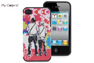OEM - My Colors FlexiCase Skal till Apple iPhone 4S/4 (Boy - Girl)