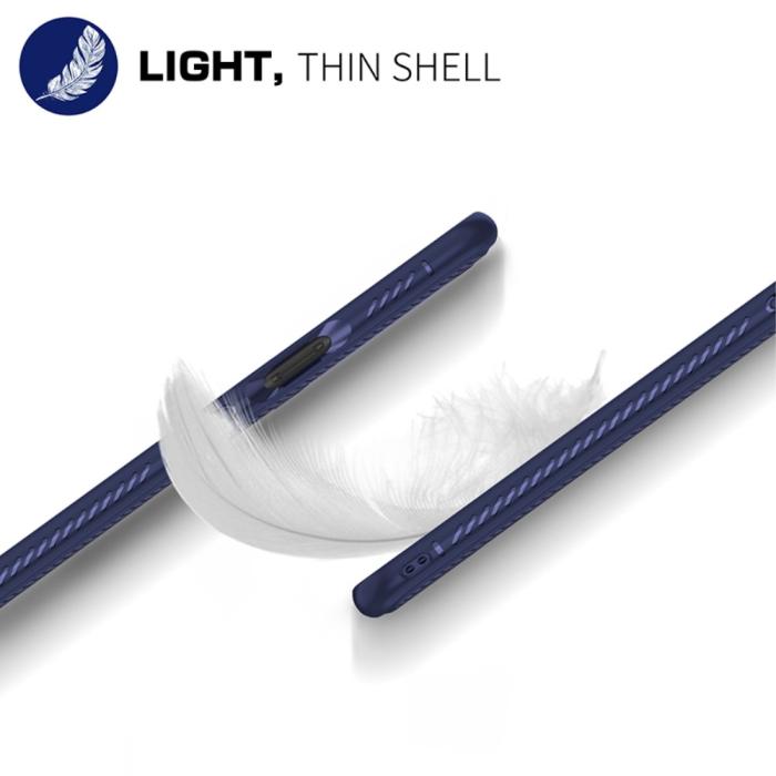 OEM - Jazz Twill Texture Skal Till OnePlus Nord - Blå