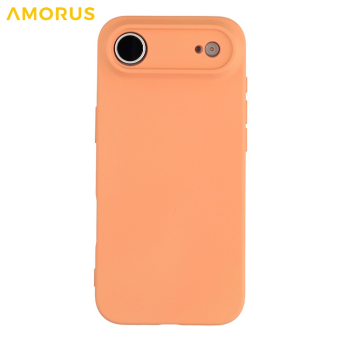 Amorus - AMORUS iPhone Air Mobilskal Precise Cutouts TPU Fiber - Orange
