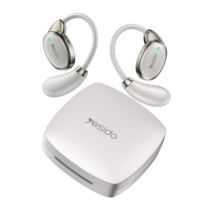 YESIDO OWS Vattentäta Bluetooth Open-Ear Hörlurar YSP19 - Beige | 505771 | AlltMobil
