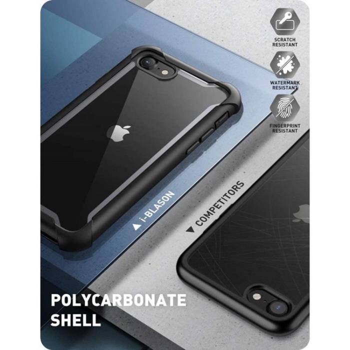 UTGATT - SupCase IBLSN Ares Skal iPhone 7/8/SE (2020/2022) - Svart