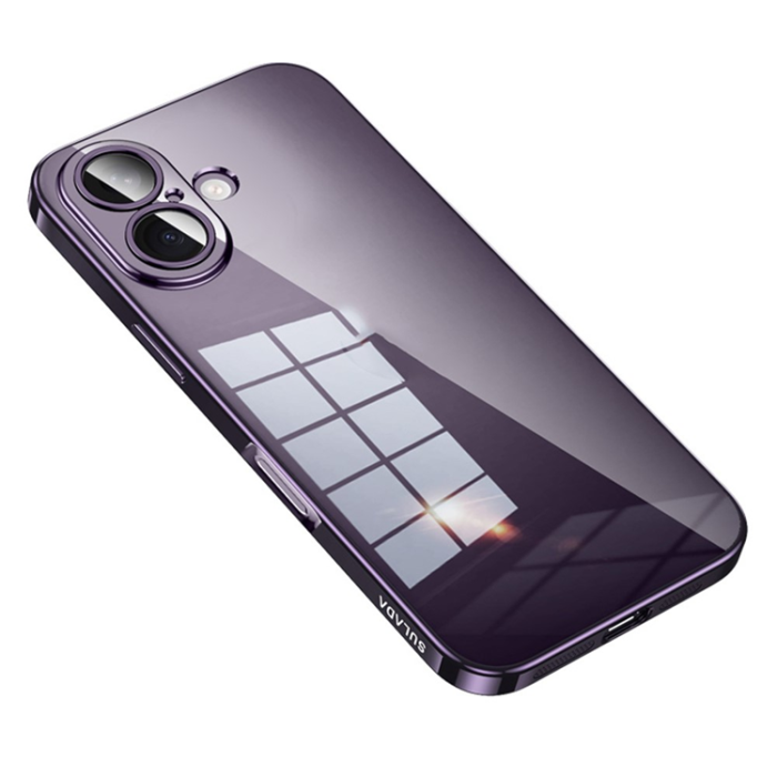 SULADA - SULADA iPhone 17 Mobilskal Ultra Thin Electroplated - Mörklila