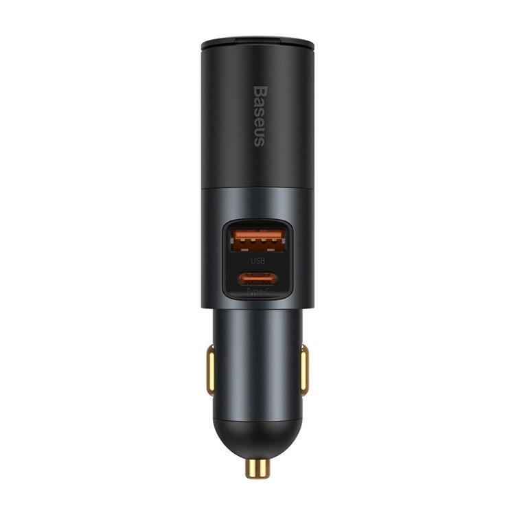 Baseus Billaddare USB Till USB-C 120W - Grå | 505295 | AlltMobil
