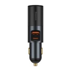 BASEUS - Baseus Billaddare USB Till USB-C 120W - Grå