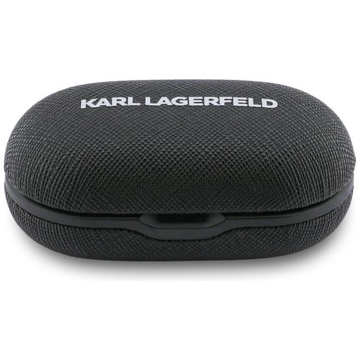 KARL LAGERFELD - Karl Lagerfeld TWS In-Ear Hörlurar ENC Saffiano Logo - Svart