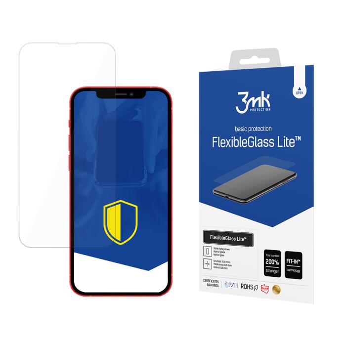 3MK - 3MK iPhone 13/13 Pro Hybrid Okrossbart Glas FlexibleGlass Lite