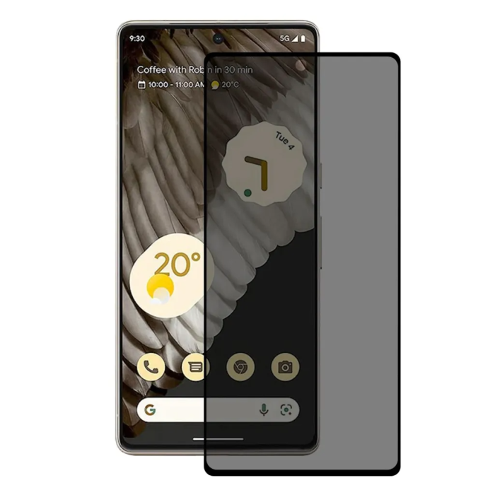 Taltech - Google Pixel 7 Pro Härdat Glas Skärmskydd Anti-spy Privacy