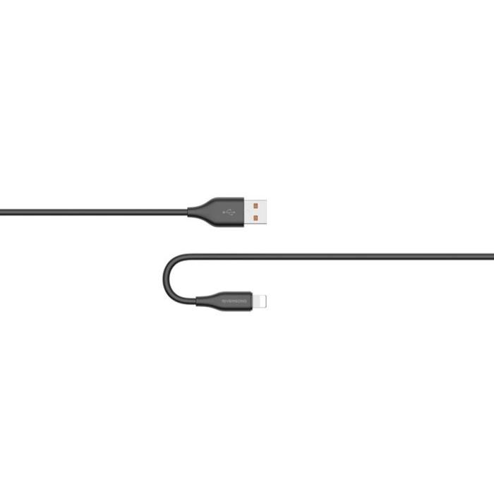 Riversong - Riversong USB-A Till Lightning Kabel 1m 3A Beta 09 - Svart