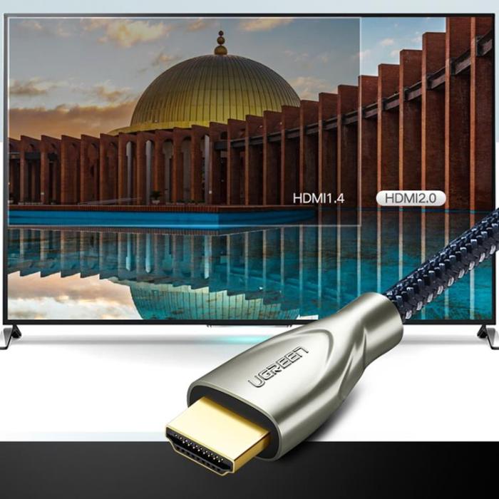 Ugreen - Ugreen HDMI 2.0 4K Kabel 1m - Grå
