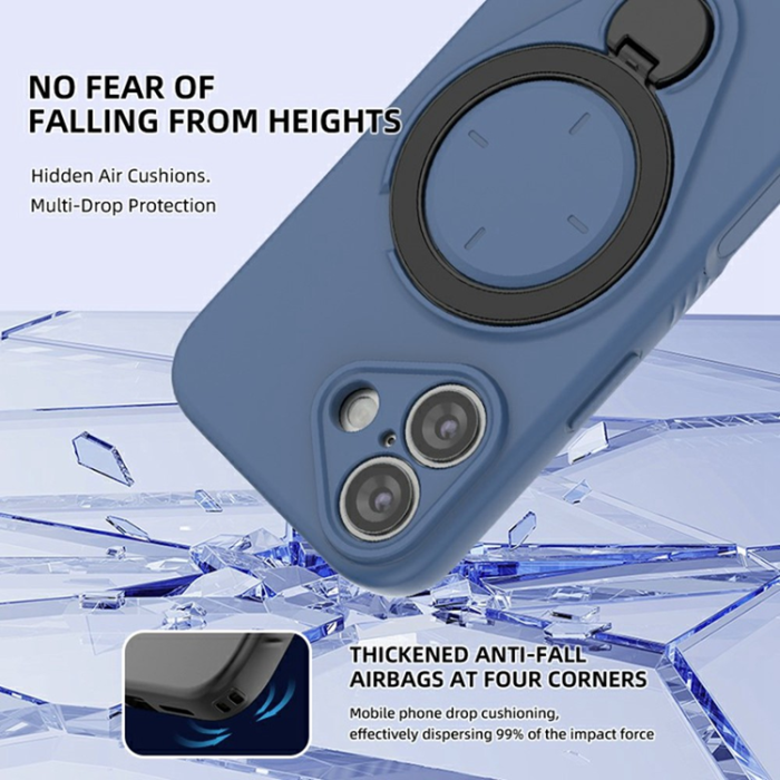 A-One Brand - iPhone 16 Mobilskal MagSafe Rotating Kickstand TPU PC