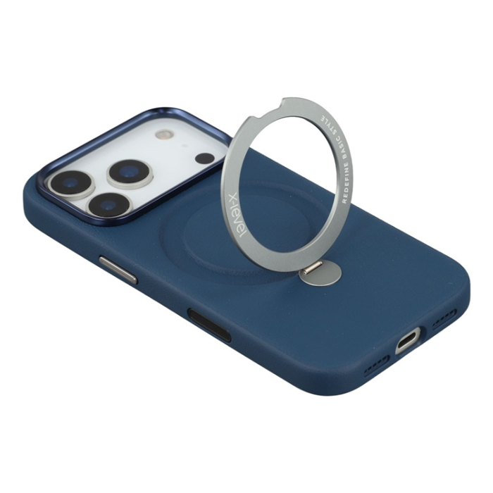 X-Level - X-LEVEL iPhone 17 Pro Mobilskal MagSafe Kickstand - Blå
