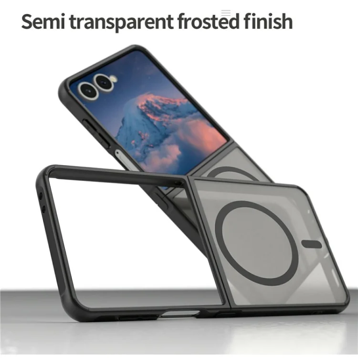 A-One Brand - Galaxy Z Flip 7 Mobilskal Magsafe Anti Drop - Svart